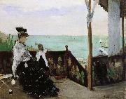 Berthe Morisot Seaside villa Germany oil painting artist